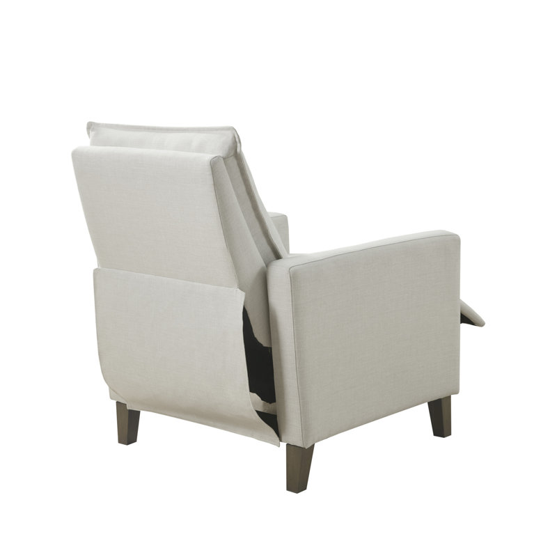 Latitude Run® Coleman Upholstered Manual Push Back Recliner Wayfair